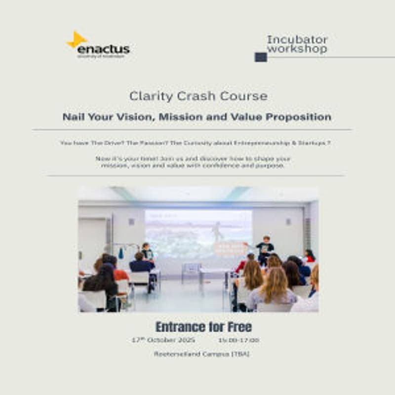 Cover Image for Enactus Incubator Workshop