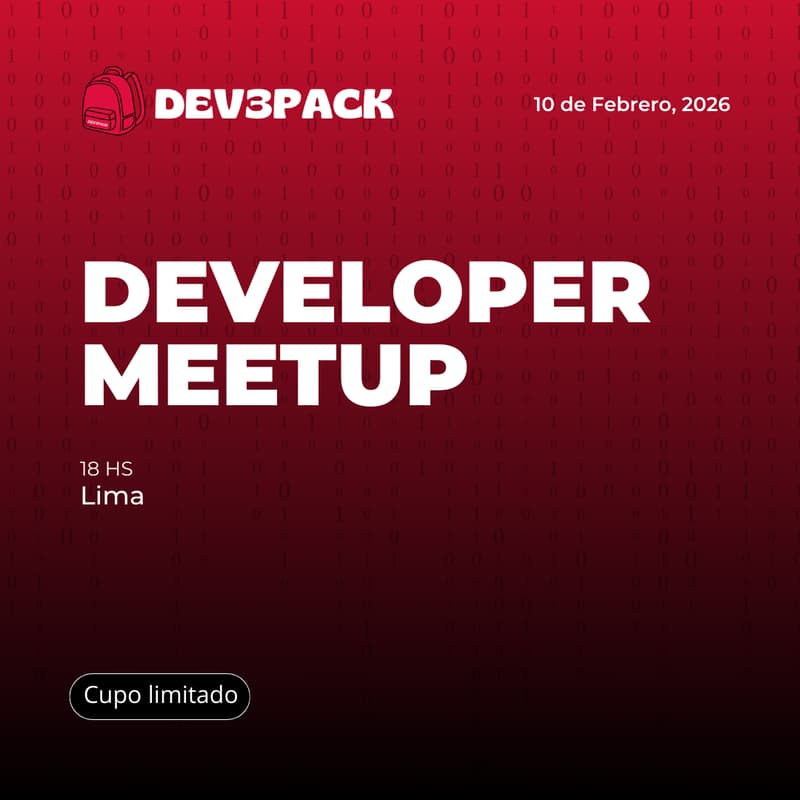 Cover Image for Primer meetup Dev3pack Perú 🇵🇪