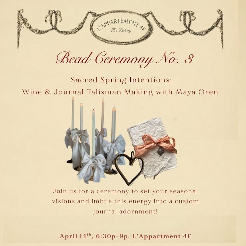 Cover Image for The Bead Ceremony x L'Appartment 4F