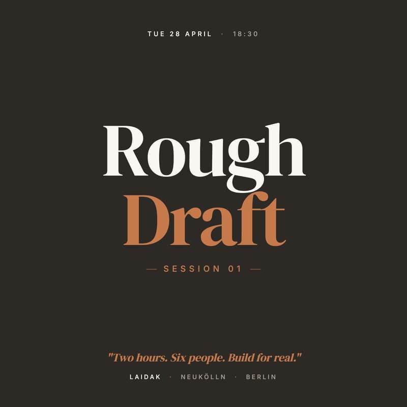 Cover Image for Rough Draft: Session 01