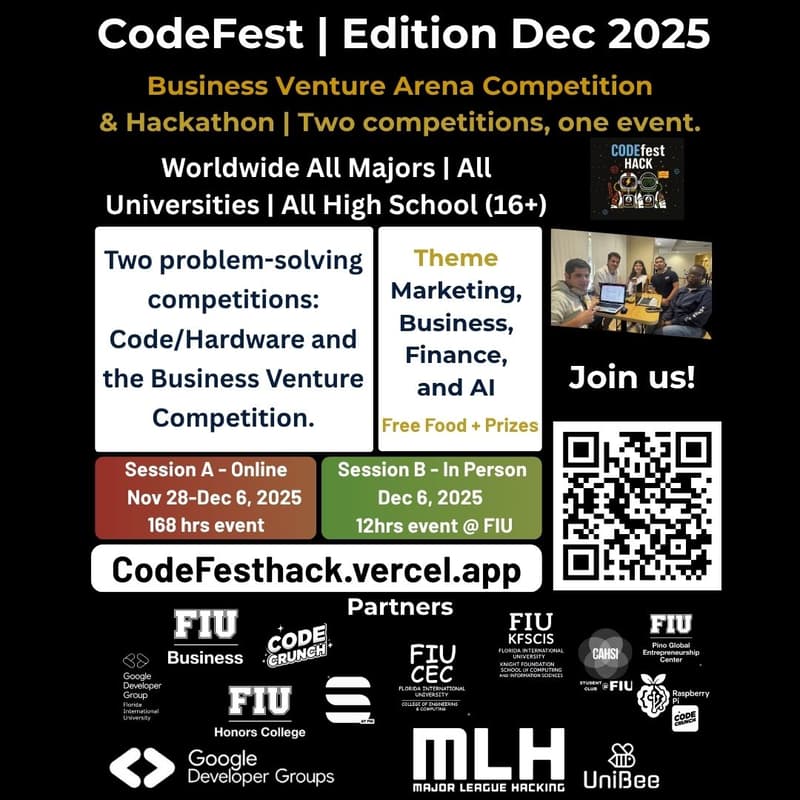 Cover Image for CodeFest | Edition Dec 2025 Two competitions, one event. Mini-hackathons powered by MongoDB