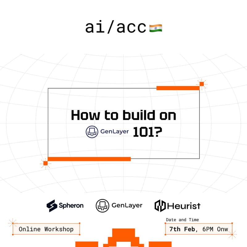 Cover Image for ai/acc🇮🇳 - How to build on GenLayer 101