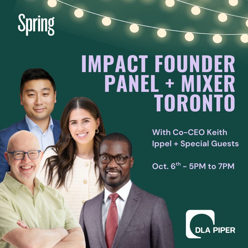 Cover Image for Impact Founder Panel + Mixer: Toronto