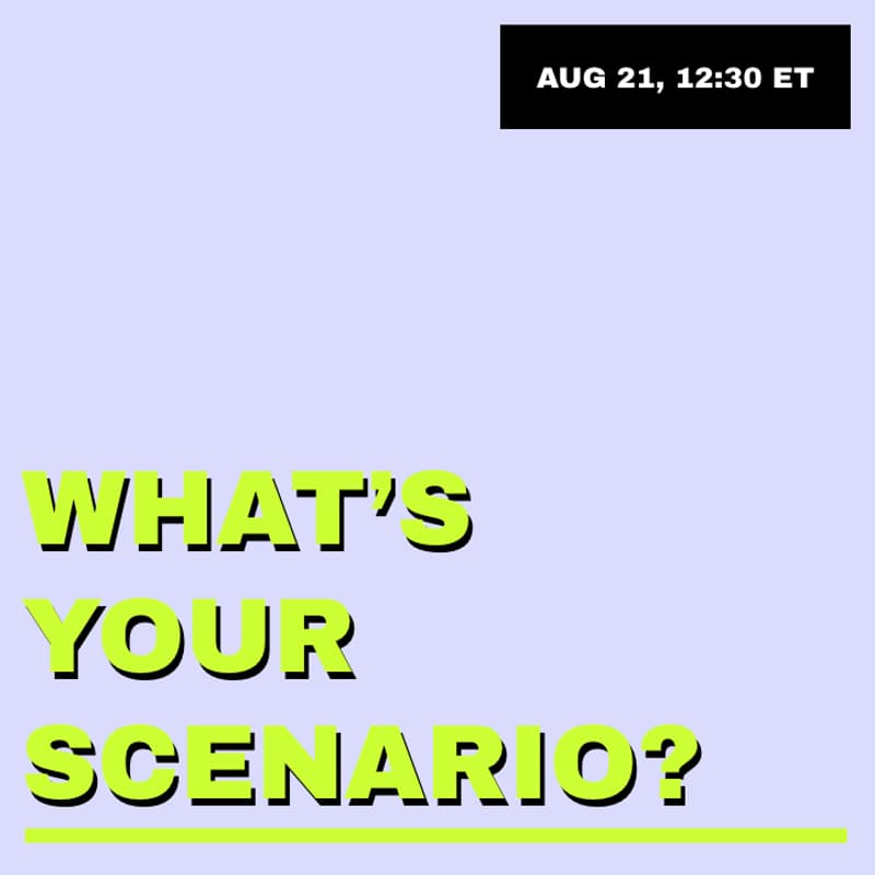 Cover Image for What's Your Scenario?