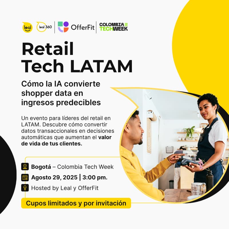Cover Image for Retail Tech LATAM: Cómo la IA convierte shopper data en ingresos predecibles By Leal