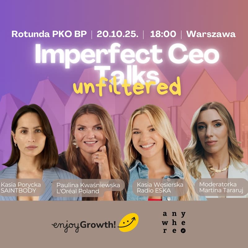 Cover Image for Imperfect CEO Talks Unfiltered, Warszawa Rotunda PKO