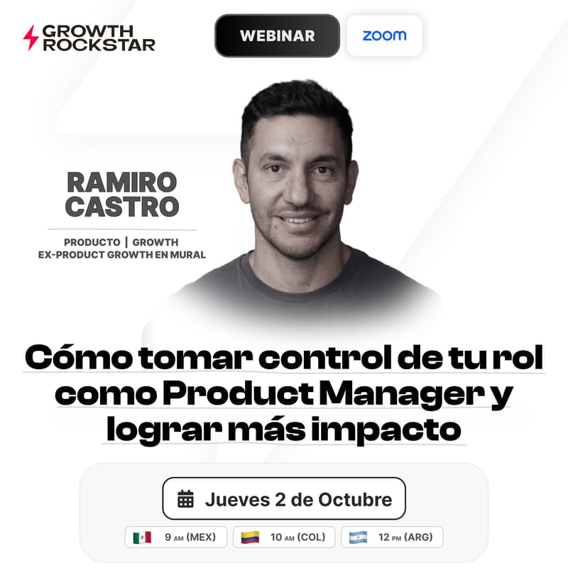 Cover Image for Ramiro Castro: Cómo tomar control de tu rol como Product Manager y lograr más impacto