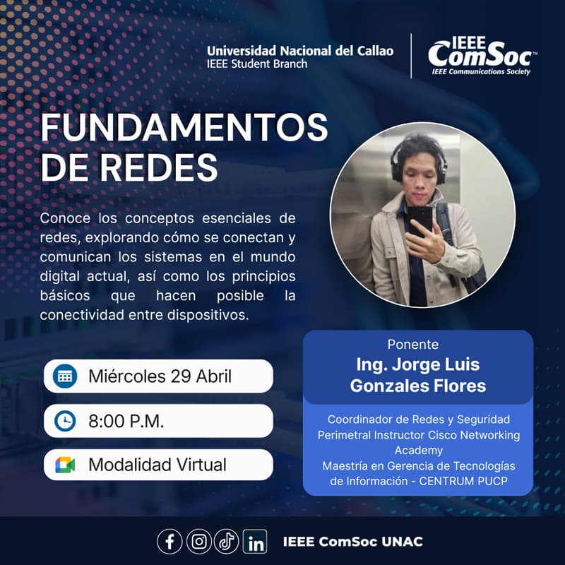Cover Image for Webinar: Fundamentos de Redes