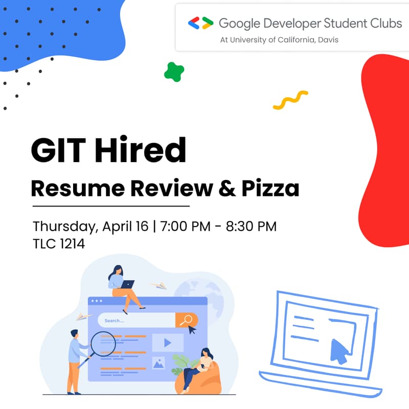 Cover Image for Git Hired: Resume Review + Pizza