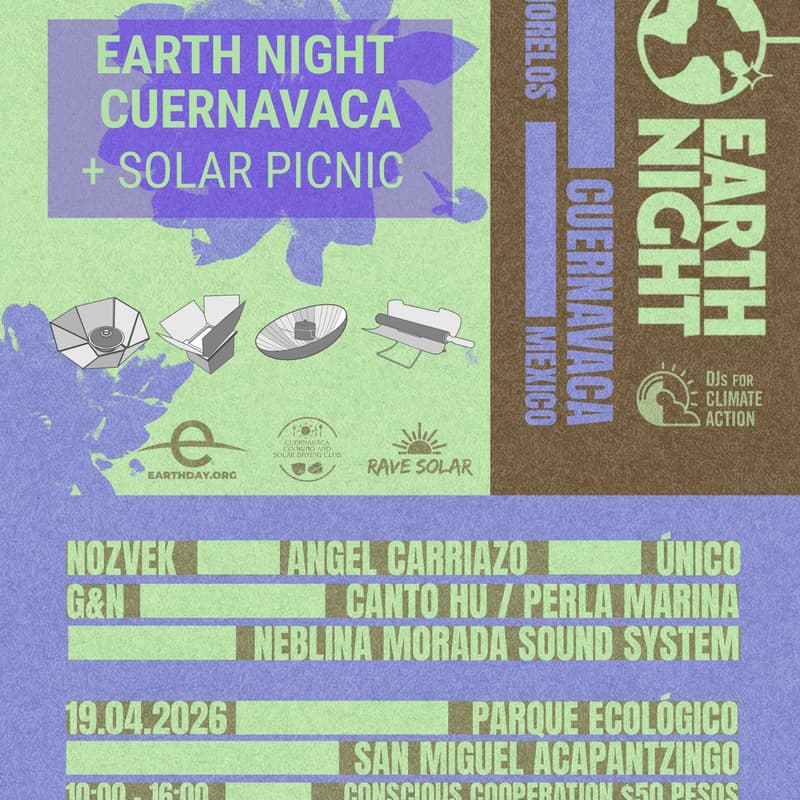 Cover Image for Earth Night Cuernavaca + SOLAR PICNIC 2026