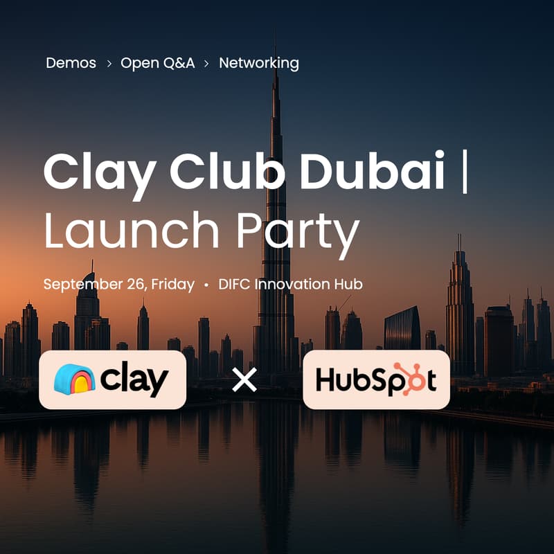 Cover Image for Clay in Dubai: Launch Party
