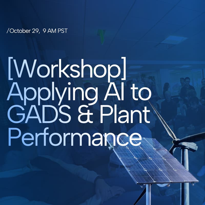 Cover Image for [Workshop] Applying AI to GADS & Power Plant Performance