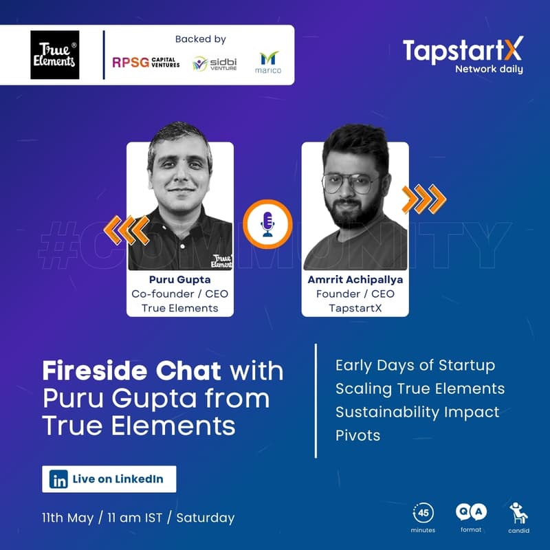 Cover Image for Fireside Chat with Puru Gupta from True Elements
