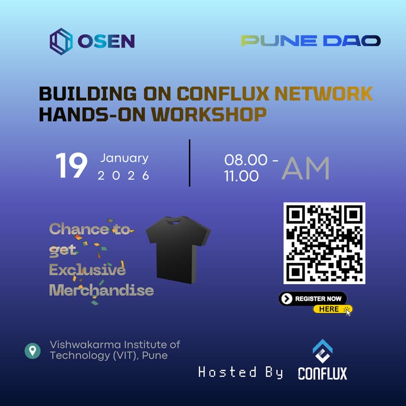 Cover Image for Building on Conflux Network – Hands-on Workshop | Pune Edition