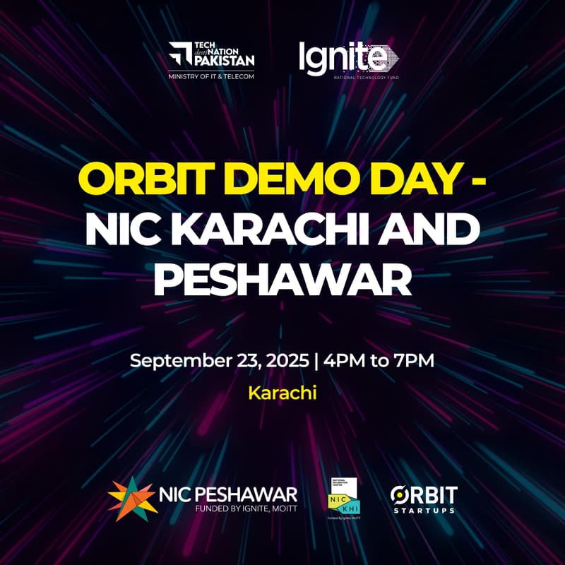 Cover Image for Orbit Demo Day – NIC Karachi and Peshawar