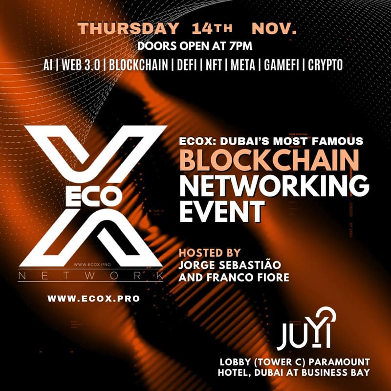 Cover Image for EcoX AIBC Websummit Week Meetup
