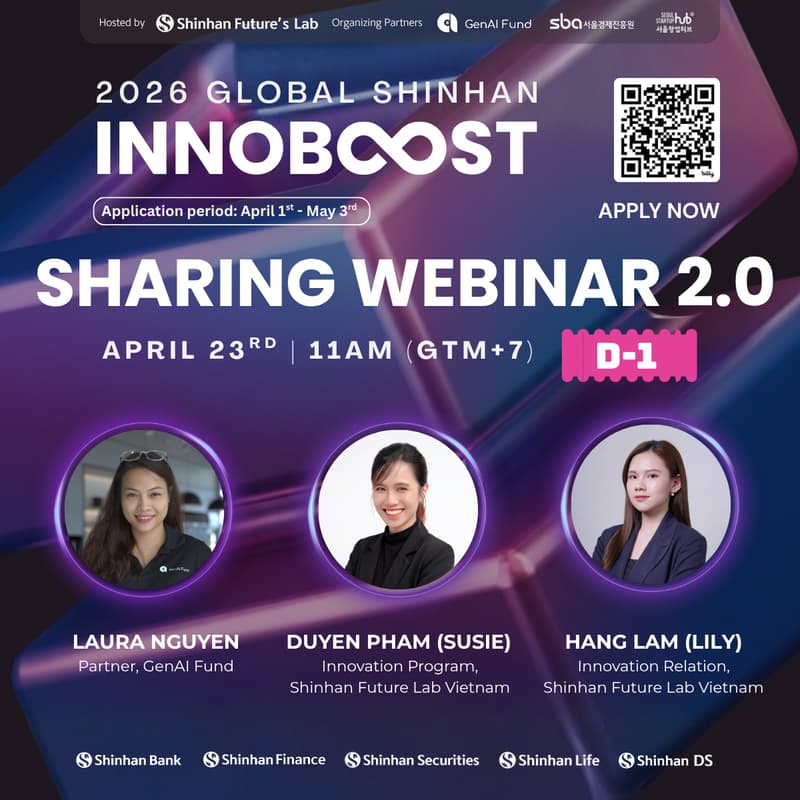 Cover Image for [Sharing Webinar 2.0] Shinhan Global Innoboost 2026
