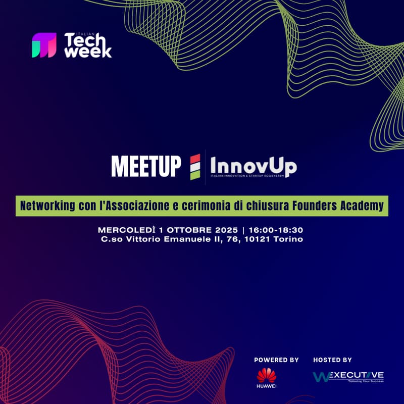 Cover Image for MeetUp InnovUp - Networking con l'Associazione e cerimonia di chiusura Founders Academy