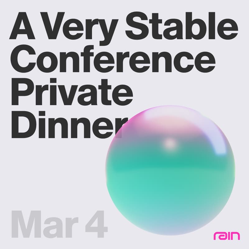 Cover Image for Private Dinner with Rain during AVSC