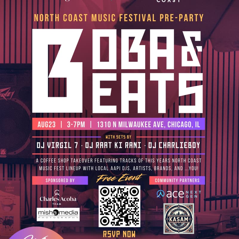 Cover Image for Boba & Beats: North Coast Music Fest Pre-Party