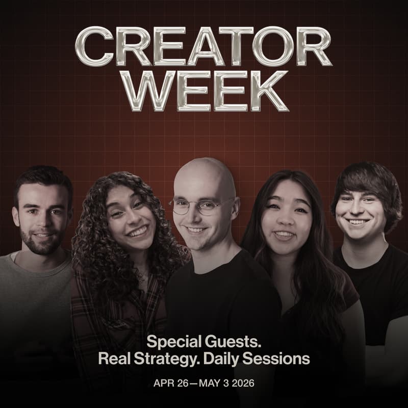 Cover Image for Creator Week - Hosted by Mario Joos