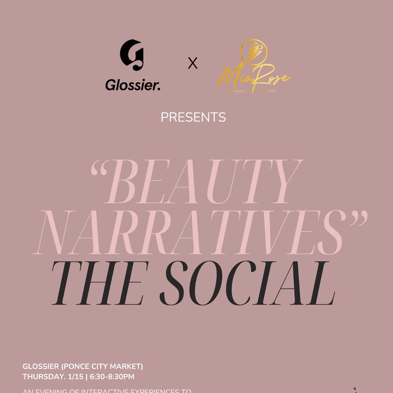 Cover Image for Glossier x The Audacity Experience x The Atlanta Book Club-  "Beauty Narratives" Social