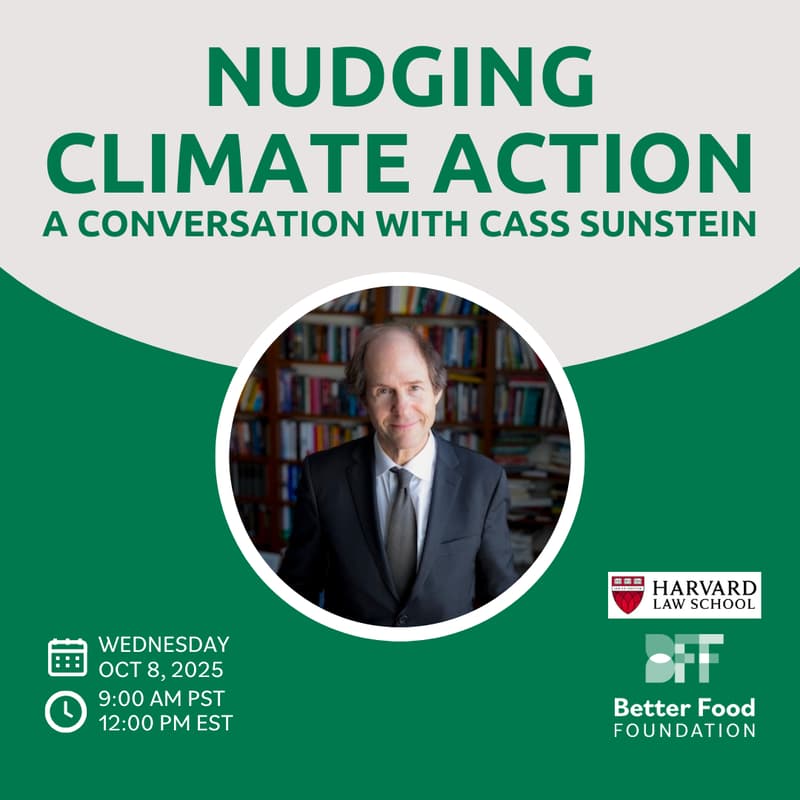 Cover Image for Nudging Climate Action: A Conversation with Cass Sunstein