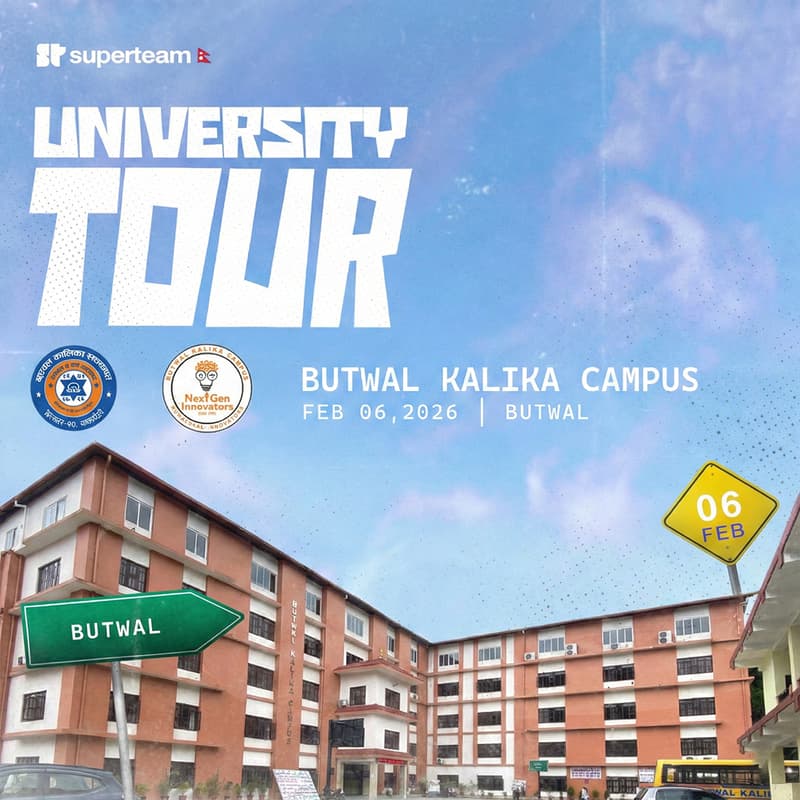 Cover Image for Superteam Nepal University Tour: Butwal
