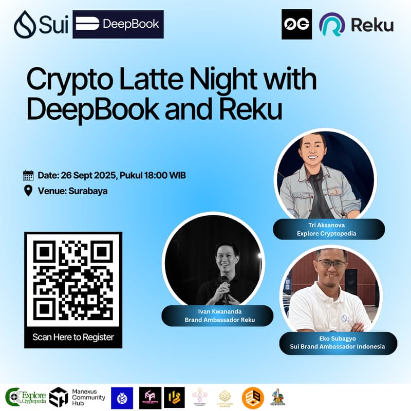 Cover Image for Crypto Latte Night With Reku & DeepBook