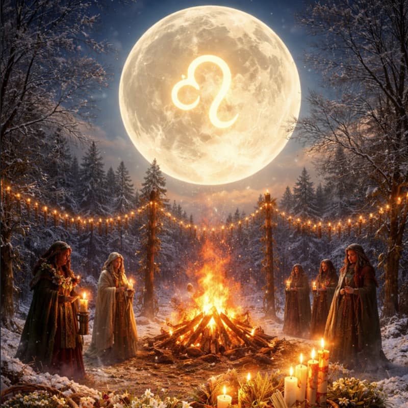 Cover Image for Sound Meditation:   Imbolc &  Full Moon in Leo