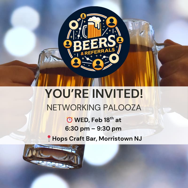 Cover Image for Beers and Referrals NETWORKING PALOOZA February 2026
