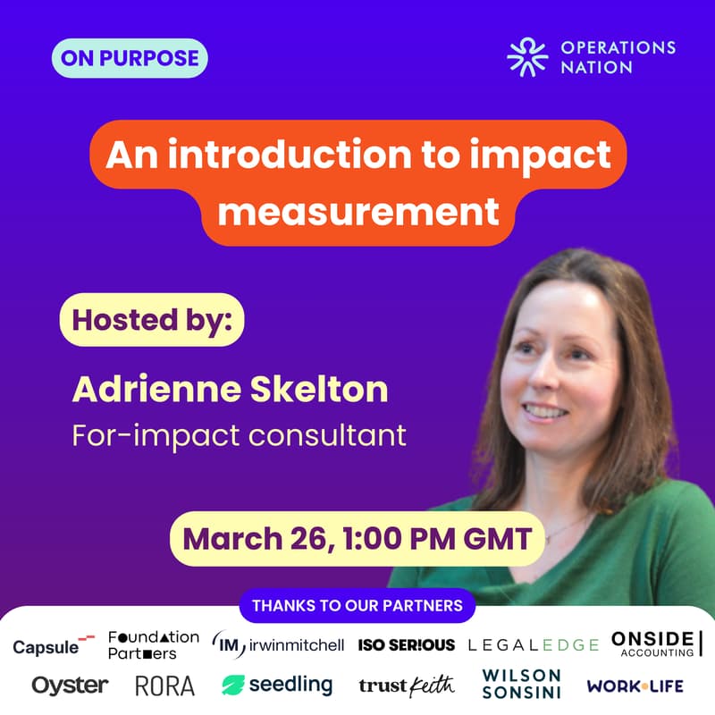 Cover Image for An introduction to impact measurement