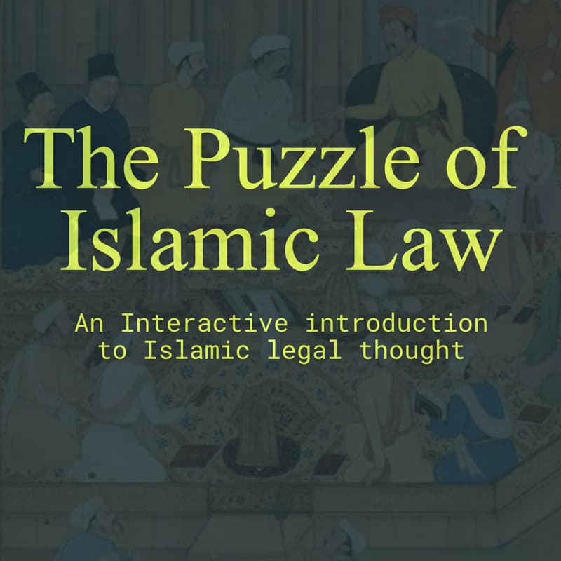 Cover Image for The Puzzle of Islamic Law: An Interactive introduction to Islamic legal thought