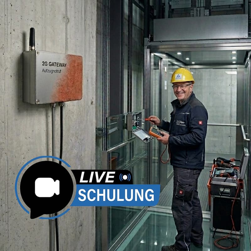 Cover Image for Aufzugnotruf – Kostenloses Webinar für Monteure zur 2G-Abschaltung