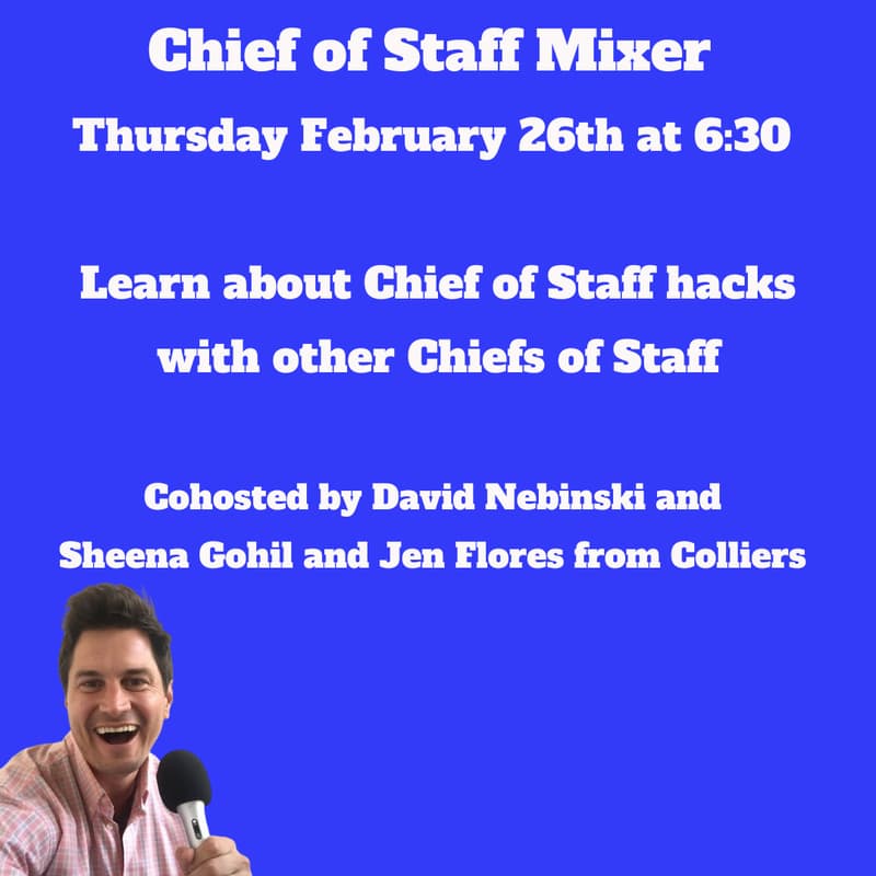 Cover Image for Chief of Staff NYC Mixer (Thurs Feb 26)