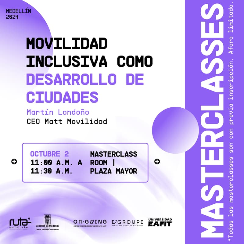 Cover Image for Movilidad inclusiva como desarrollo de ciudades con Matt Movilidad