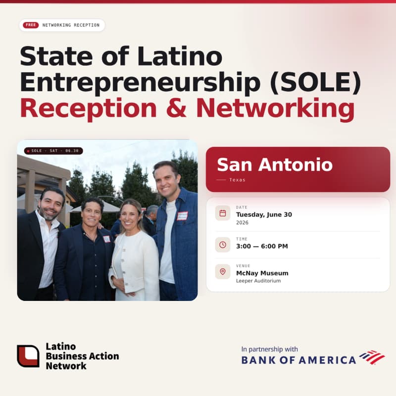 Cover Image for San Antonio | State of Latino Entrepreneurship (SOLE) Networking Reception