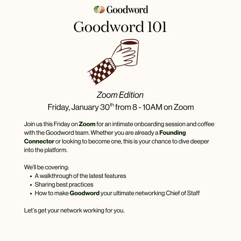 Cover Image for Goodword 101: Zoom Edition