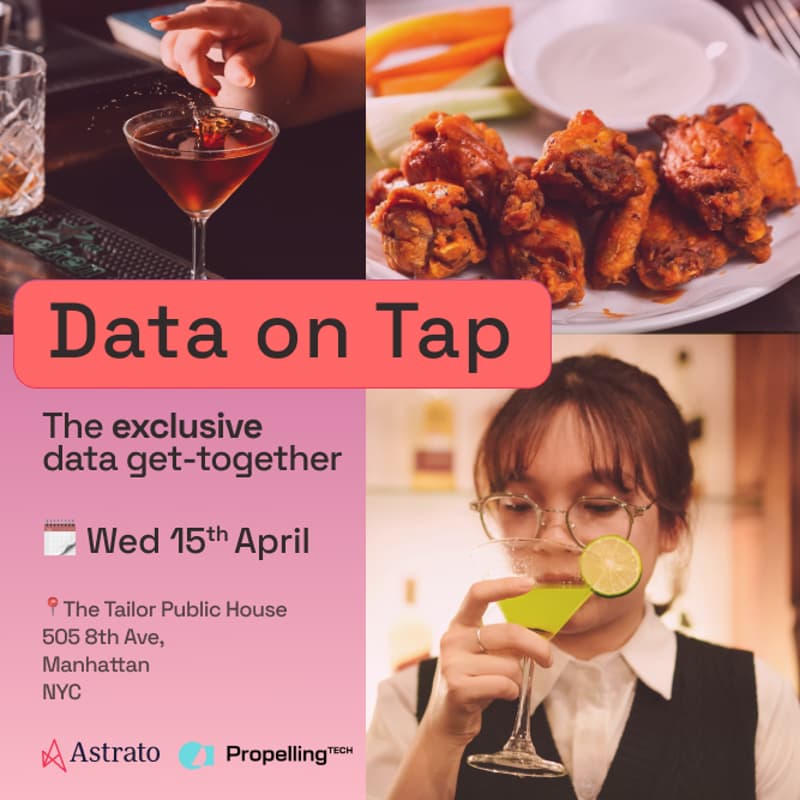 Cover Image for Data on tap NYC | Astrato & Propelling Tech