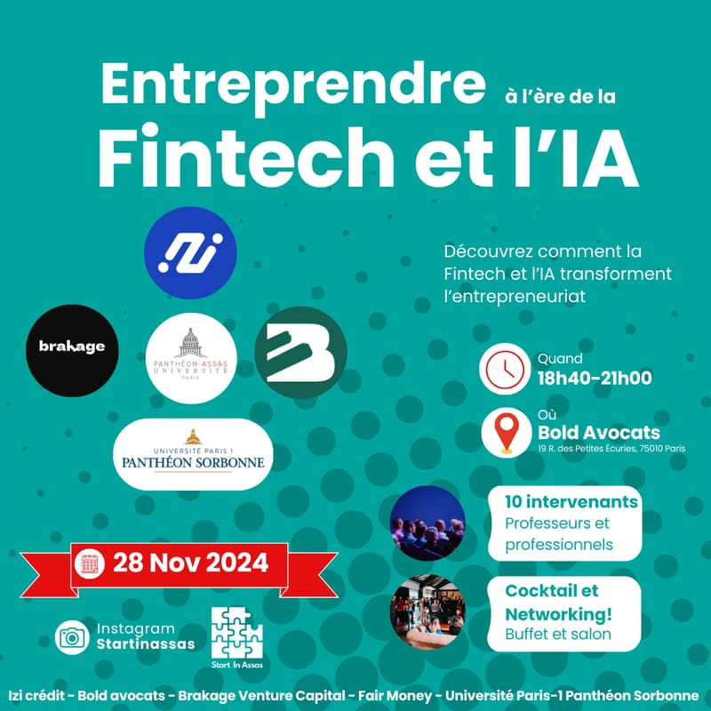 Cover Image for Entreprendre à l'ère de la Fintech et l'IA