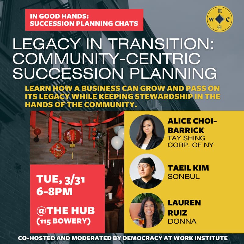 Cover Image for Legacy in Transition: Community-Centered Succession Planning (Panel)