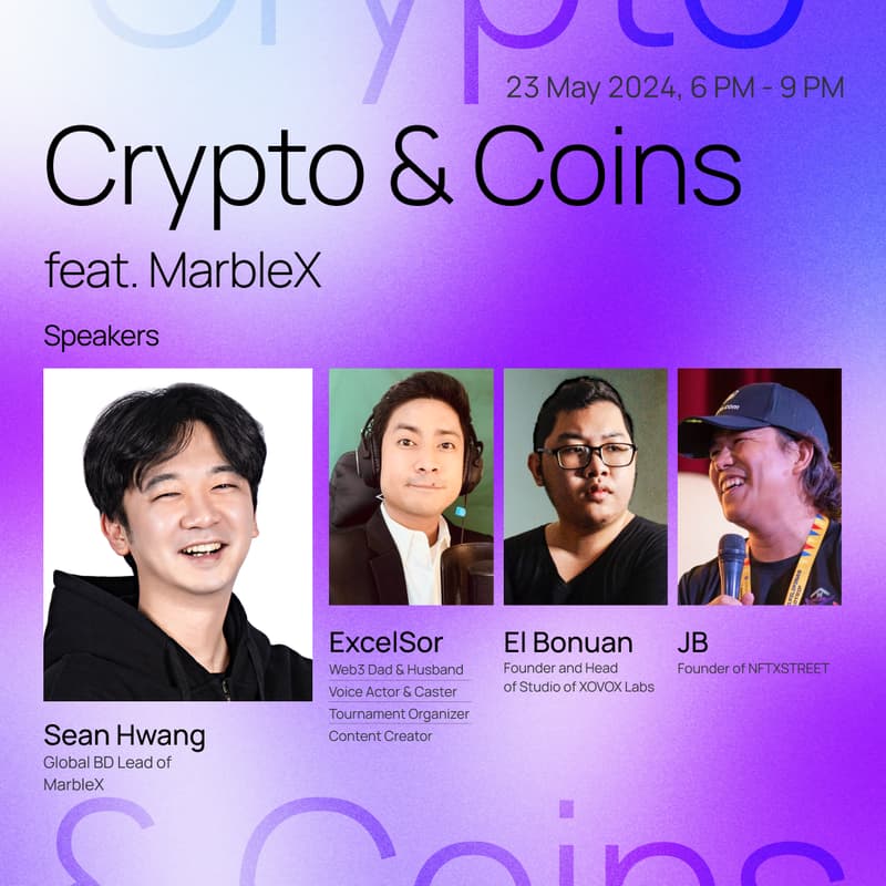 Cover Image for Crypto & Coins feat. MarbleX