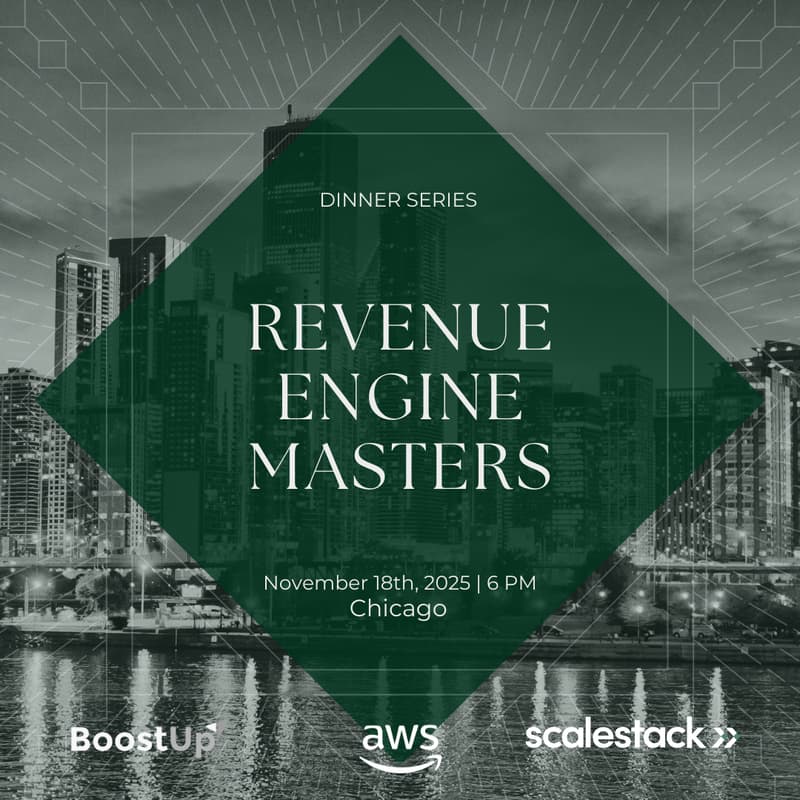 Cover Image for Revenue Engine Masters Dinner Series with AWS, Scalestack & Boostup - Chicago Edition