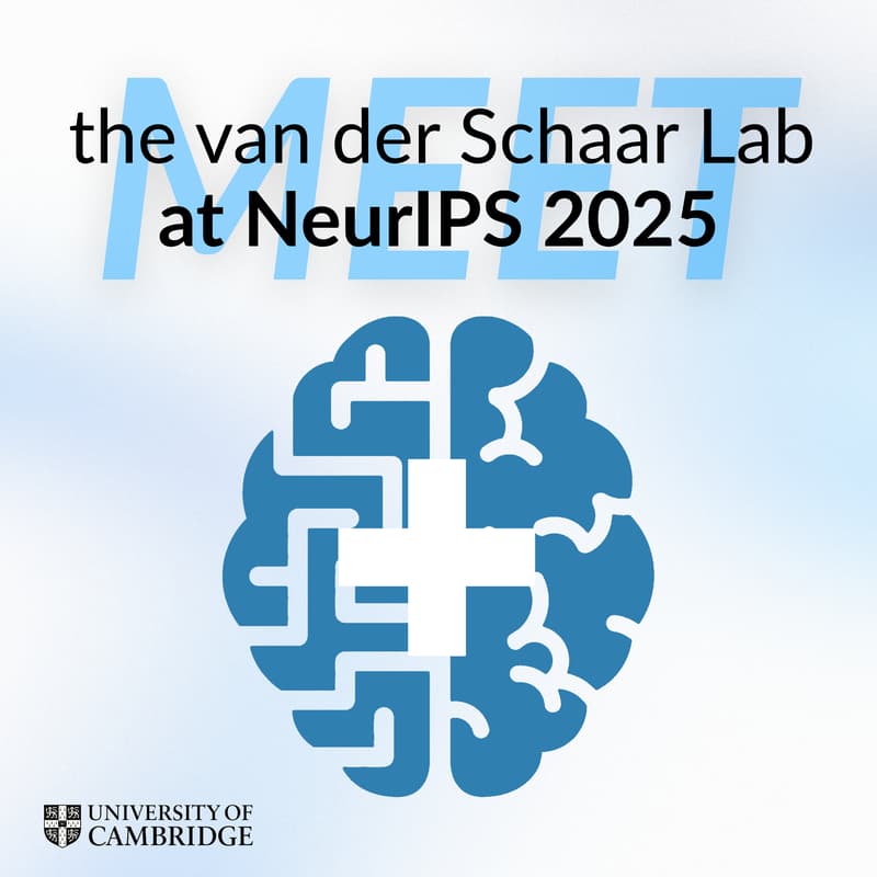 Cover Image for meet the van der Schaar Lab @NeurIPS 2025