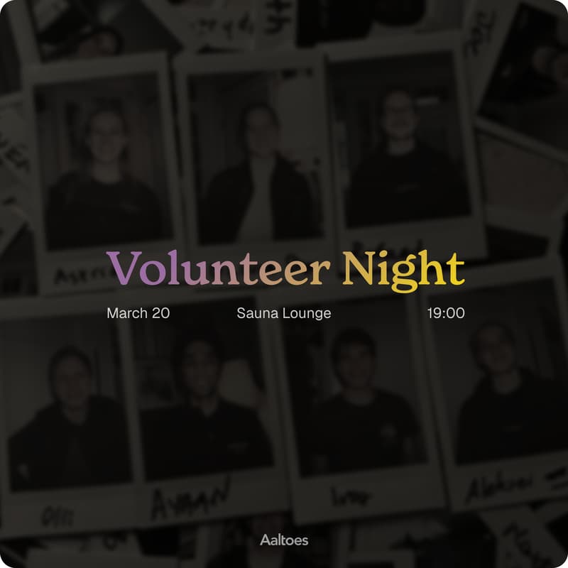 Cover Image for Aaltoes Volunteer Night