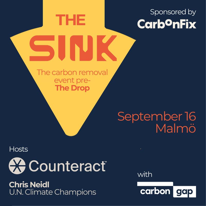 Cover Image for The Sink: The Carbon Removal Event pre-The Drop