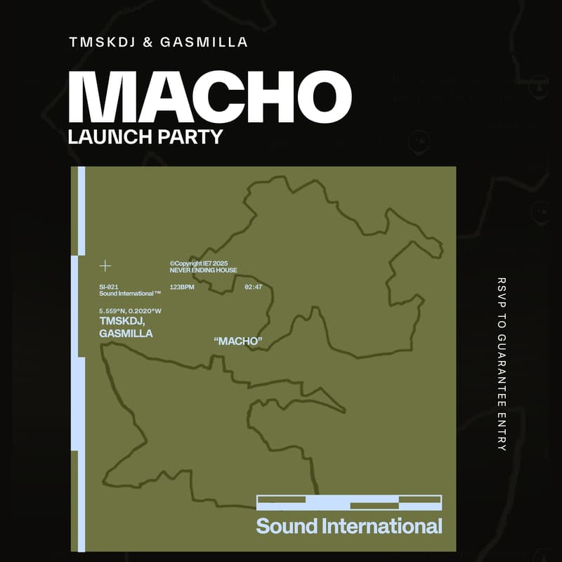 Cover Image for 🎧 TMSKDJ & GASMILLA “MACHO” LAUNCH PARTY