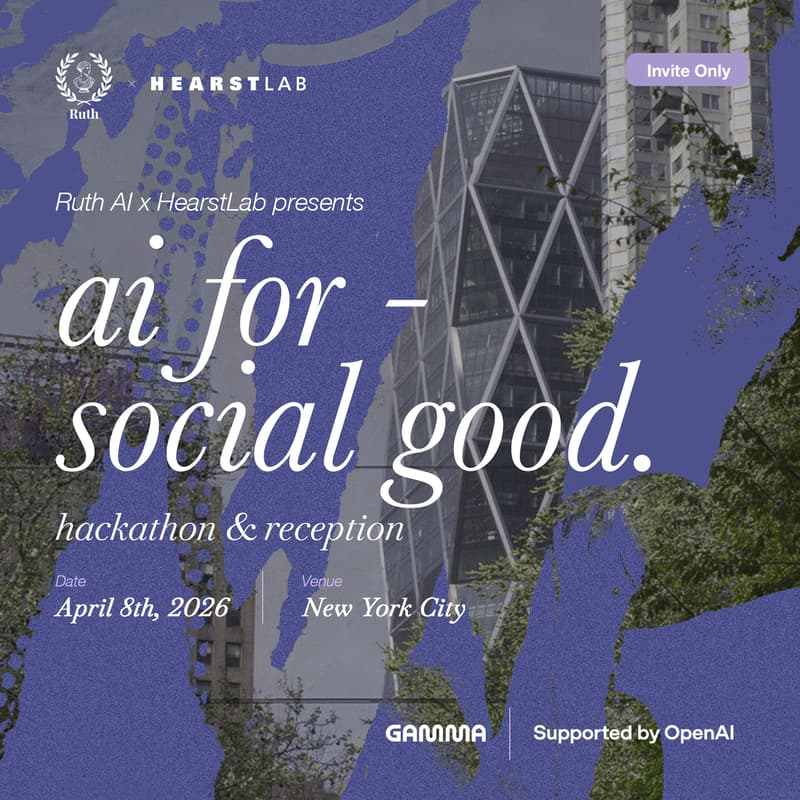 Cover Image for Ruth AI x HearstLab: AI For Social Good Reception