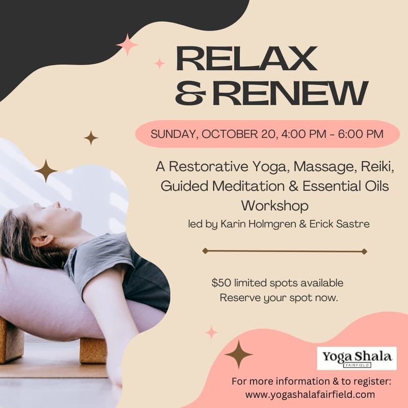 Cover Image for Relax & Renew Workshop with Karin & Erick