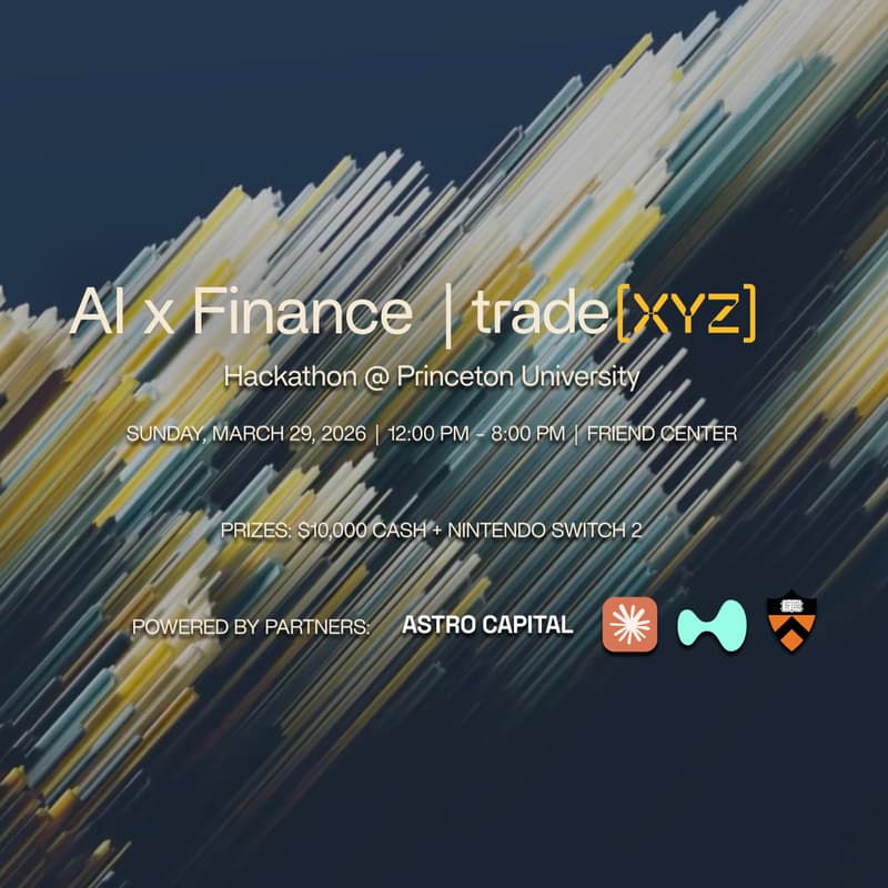 Cover Image for AI x Finance @ Princeton University | by Trade[XYZ]